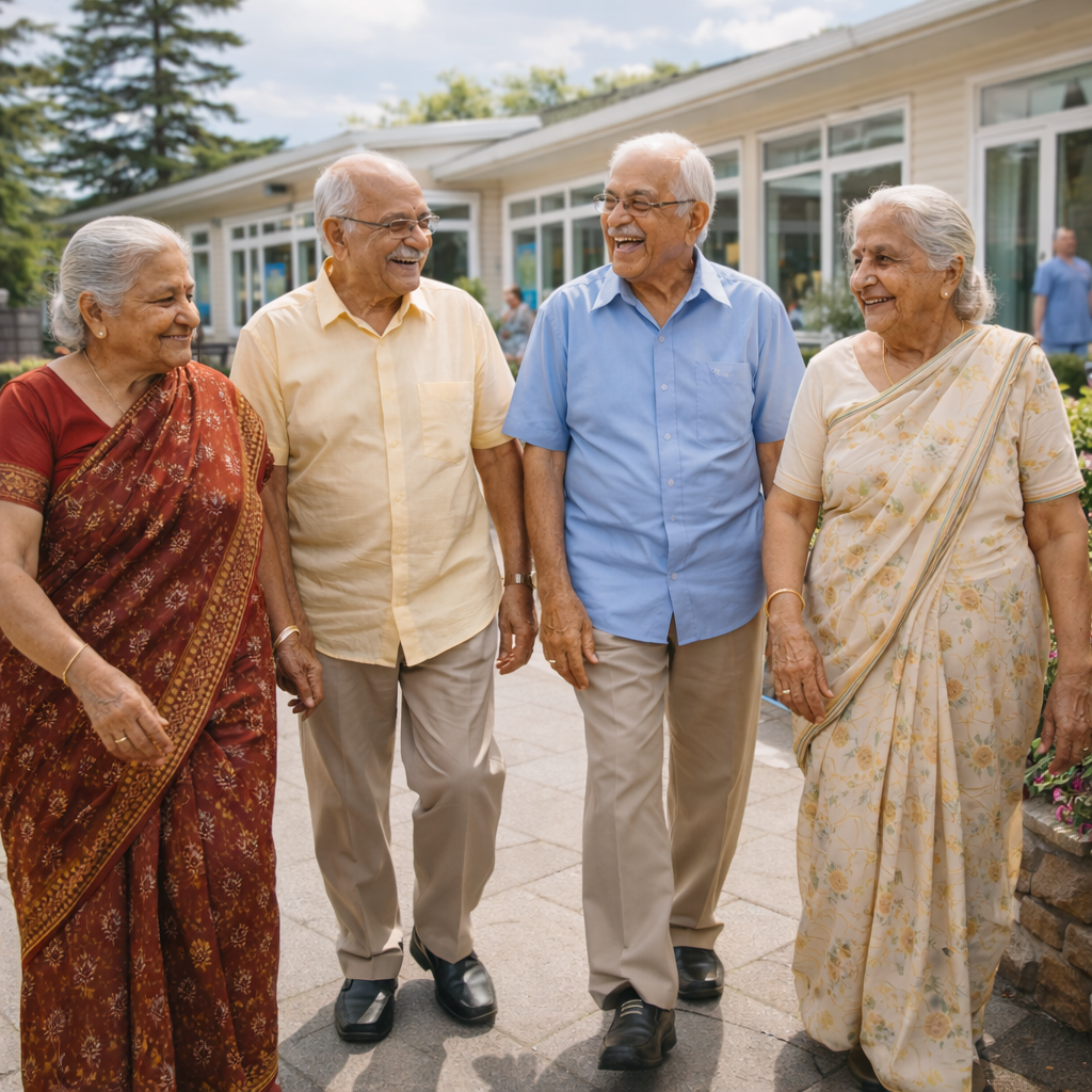 elderly people nursing home
